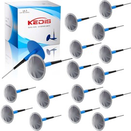 Frienda 24 Pcs Tire Patches Kit 1/6" x 1 3/8" Rubber Tire Repair Patch Mushroom Plug Kit Rubber Puncture Repair Plug for Car Motorcycle Truck Bus