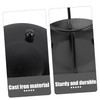 Mobestech Pot Holder Bracket Cast Iron Trivet Stand for Desktop