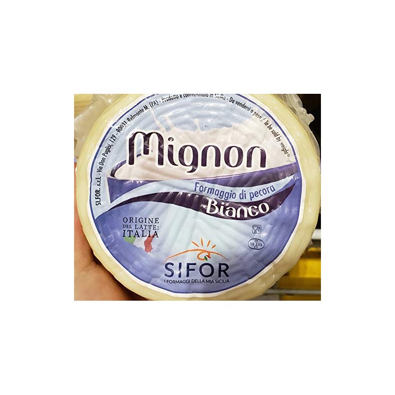 Sifor Mignon Bianco Sheep Cheese Plain 2lbs