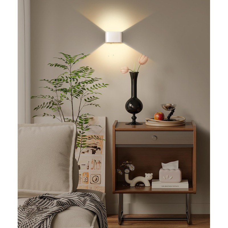 LOLEDS Battery Operated Wall Sconce, 5500mAh - 4 Pack Motion