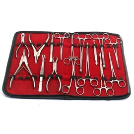 OdontoMed2011 SET 16 PIECES BODY EAR LIP FORCEPS PLIERS CLAMPS TOOLS ODM