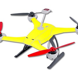 MightySkins Skin Compatible with Blade 350 QX3 Quadcopter Drone wrap Cover Sticker Skins Solid Yellow