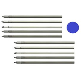 10 Ballpoint Refills Compatible With Penagain Pens, Medium Point (Bulk Packed) (Bulk Packed) (Blue)
