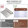 DAWRIS Premium Dough Card Dough Scraper Made of Stainless Steel