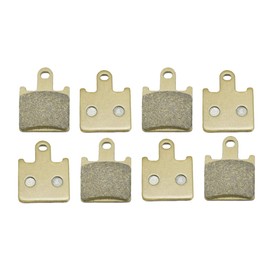 S SYUU Motorcycle Front Rear Brake Pads Compatible with Kawasaki ZZR 1400 Ninja ZX14 ZX1400 Concours 14 ZG1400 GTR 1400 ABS 2008 2009 2010 2011 2012 2013-2016 ZX14R 2013 2014 2015 2016 FA417F FA254R