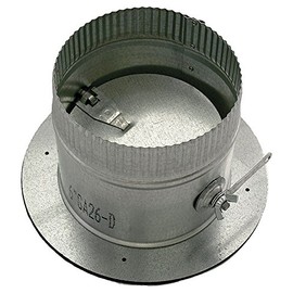 5" Round Take-Off Collar w/Damper, 26 ga.