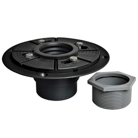 Neodrain 2-Inch ABS Sub Drain, Shower Drain Base, Shower Drain Base with Rubber Gasket for 2 inch Linear and Square Drain Installation