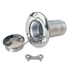 NRC&XRC New Casting 1-1/2"(38mm) Boat Gas Deck Fill/Filler with Key