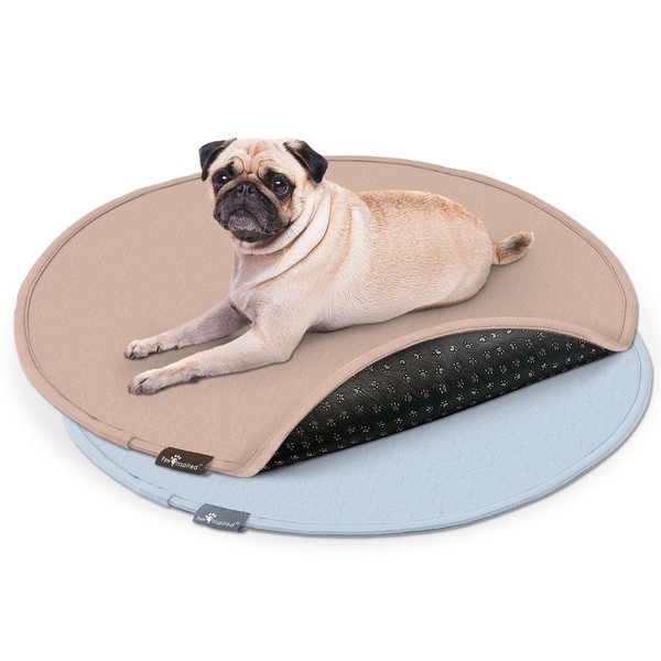 Paw Inspired Round Washable Pee Pads for Dogs | Reusable
