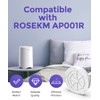 ROSEKM 1-Year Pack Air Purifier Replacement Filter for AP001R, True