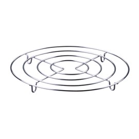 Fackelmann Essential Wire Trivet Made of Stainless Steel, Perfect Protection for Kitchen Surfaces, 20 x 20 x 2 cm