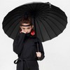 16 Ribs Large Windproof Umbrellas Automatic Open Oversize Sun Rain