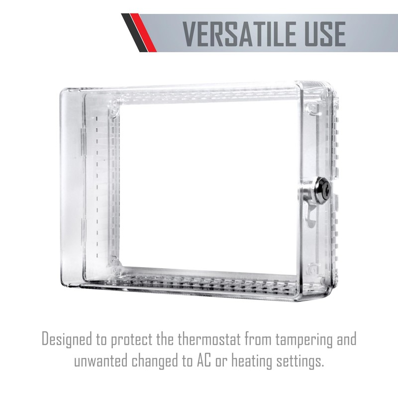 TayMac ZTC200 Plastic Thermostat Cover Low Profile, Medium, Clear