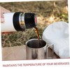 Zerodeko 2pcs Vacuum Flask Stopper Replacement Leak Lid for Insulated