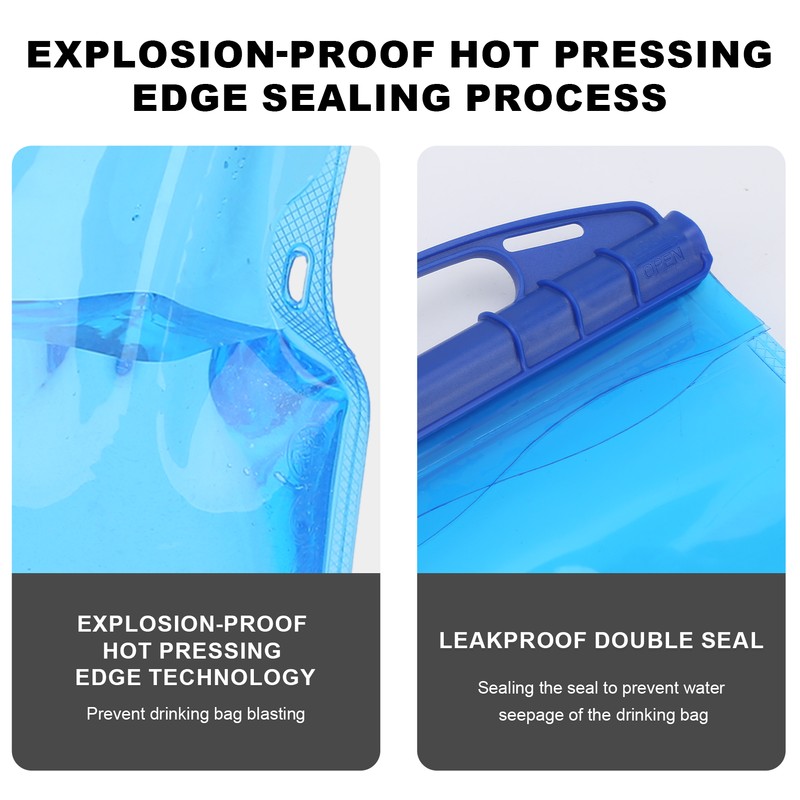 2L Outdoor Portable Water Bladder Drink Water Bag Drinking Pipe