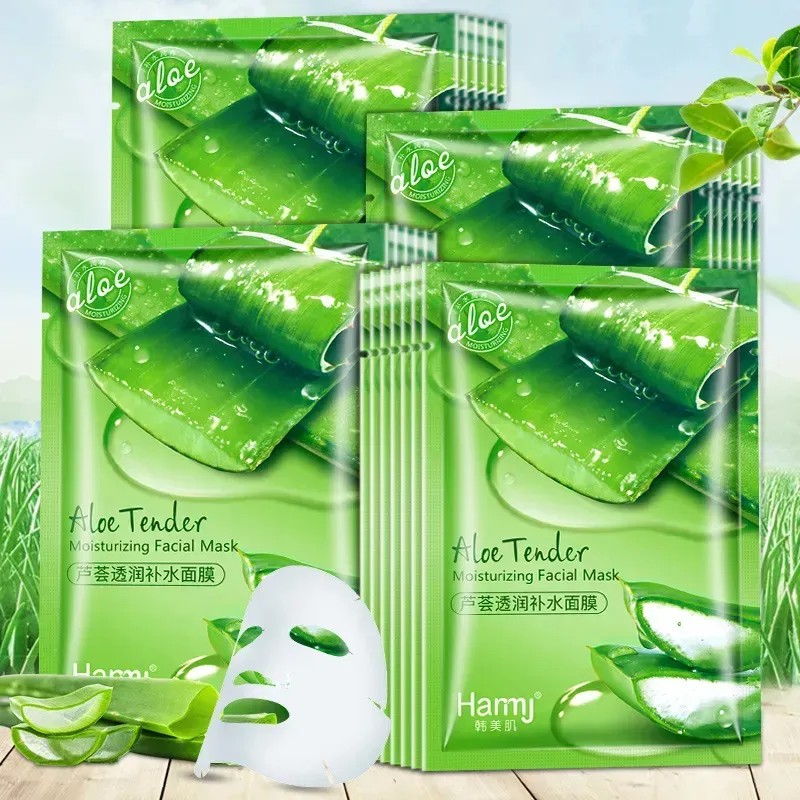 Mascarilla Facial Gel Aloe Vera Natural Unidades