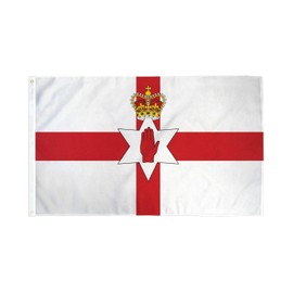 JumpingLight 2x3 Northern Ireland Irish Flag 2x3 House Banner Grommets Fade Resistant - Quality Flags