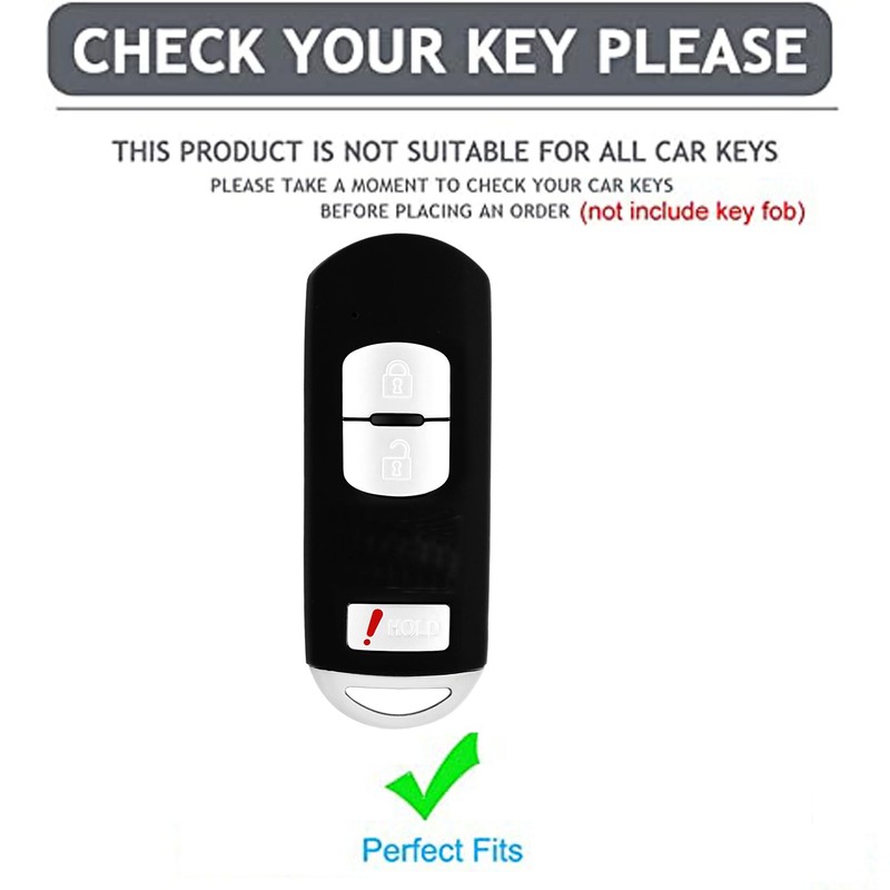 AIOEUOIA for Mazda Key Fob Shell Keyless Entry Systems Fit