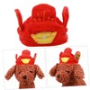 Hohopeti 1PC Lovely Pet Dog Headgear Hat Cute Red Dressing