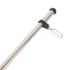 Marine Grade Rail Mount Flag Pole 560mm Stainless Steel Flag