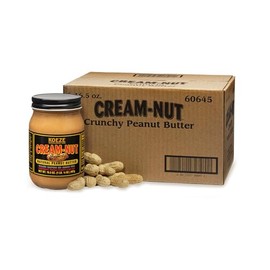 Case of Cream Nut Crunchy Peanut Butter - (6 Jars)
