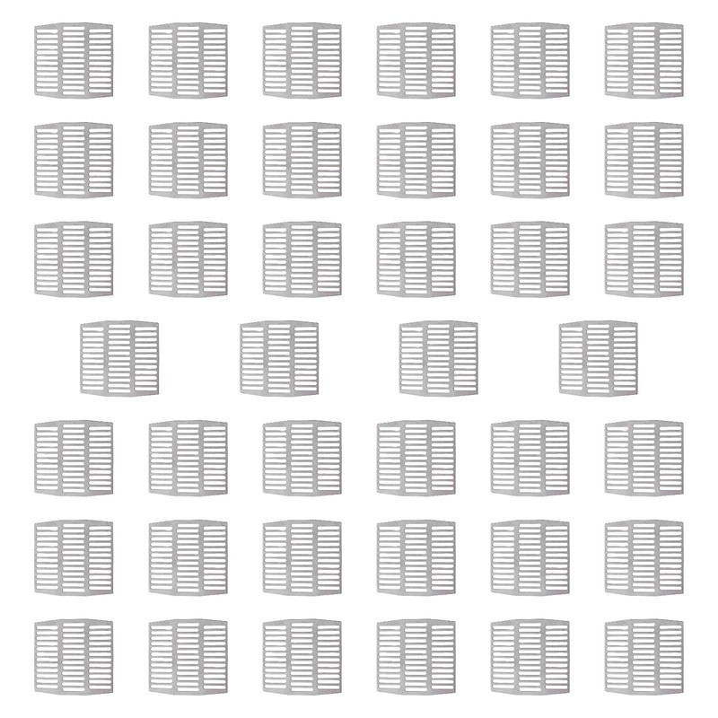 LOVIVER 40 Pieces Stainless Steel Brick Weep Hole Covers,Fill Weep