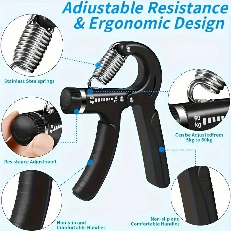 Razza Grip Adjustable Forearm Trainer - Durable Grip Strength Trainer