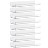 Tbestmax 8 Pack Floating Shelves for Wall, 15 inch Clear