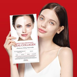 Dermapix 퍼펙트 리얼 퍼포먼스 리얼콜라겐 (8매입) Perfect Real Performance Real Collagen (8 Pieces)