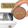 Funny Kitchen Gadgets Clean and Dirty Sign for Dishwasher, Retro