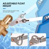 KHEARPSL 1/2 inch Brass Float Valve, Water Float Ball Valve