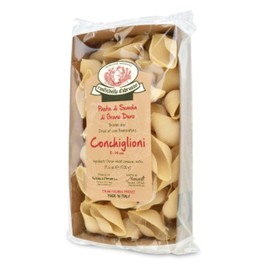 Rustichella d'Abruzzo Conchiglioni - 500g Large Shell Pasta - Ideal for Stuffing - Classic Durum Wheat Pasta from Italy