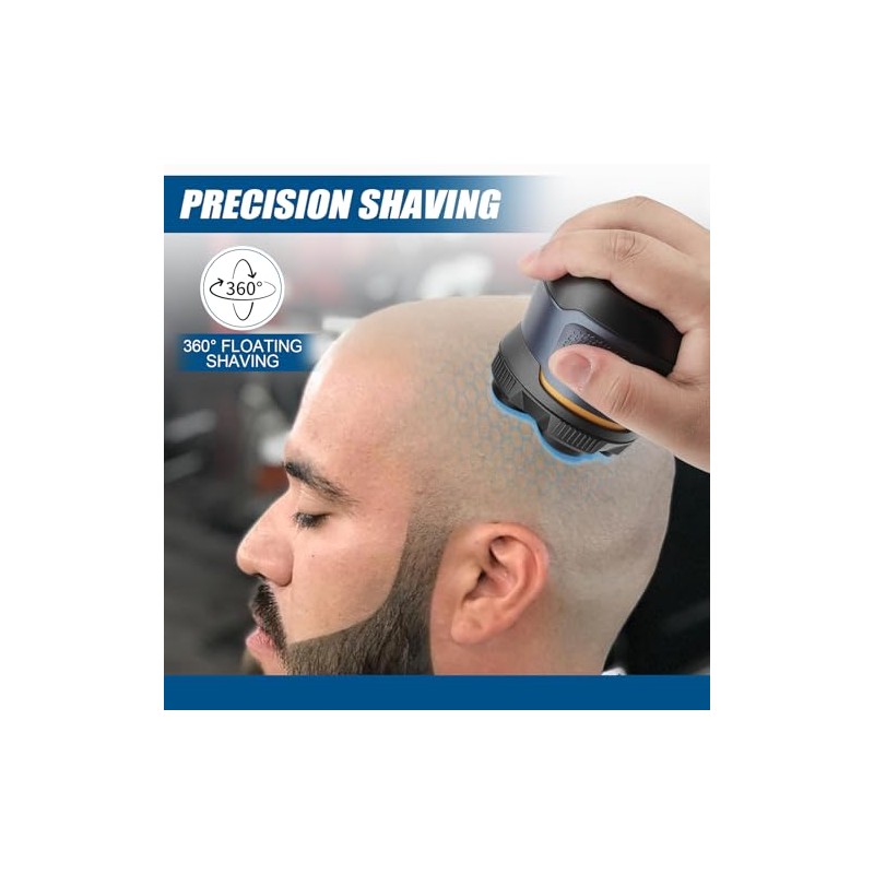 2pcs Magnetic 6 Blade Head Shaver Replacement Heads for Doao