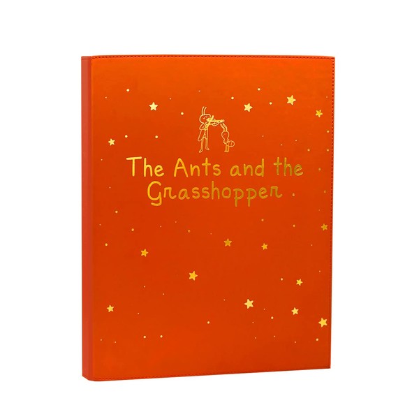 Cali's Books The Ants and The Grasshopper. Recordable Book for Children and Grandchildren. Record, Save and Play Your Recordings for Years to Come. Read to Your Children Even When You are Far Apart.