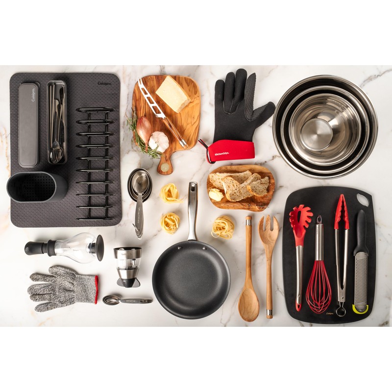 Cuisipro Silicone Spaghetti Server, 12.25-Inch, Red, Red (7112512L)