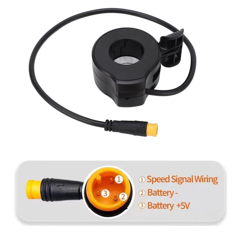 equlup 130X Thumb Throttle, 3Pin Speed Control Accessories Plastic Finger