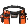TUFFWORX Tool Belt with Multiple Pockets, Heavy Duty Construction Pouch,