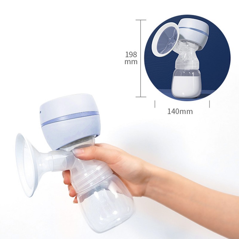 Electric Breast Pump Portable Rechargeable Silent Breastfeeding Milk Extractor Large