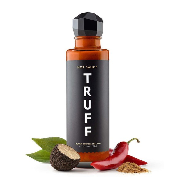 TRUFF Hot Sauce, Gourmet Hot Sauce with Ripe Chili Peppers, Black Truffle Oil, O