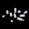 300Pcs M3 White Nylon Screw Set Insulation Material Male Female