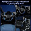 Soft Leather Steering Wheel Cover with Breathable Design and Anti-Slip