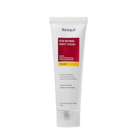 RE EQUIL 0.1 Crema De Noche Retinol Repara Arrugas Líneas Finas Mejora La Firmeza De La Piel Apto Para Principiantes Todo Tipo De Piel 30G            
