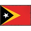 Ontrada Holzschild 12x18cm Osttimors Retro Flag East Timor Holz Schild