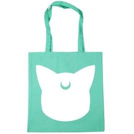 Hippowarehouse Chibi Cat Tote Shopping Gym Beach Bag 42cm x38cm, 10 litres