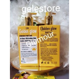 golden glow 2pc.Golden Glow Intensive body lotion & shower gel. Turmeric & carrot spf55👌