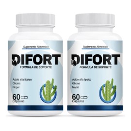 Difort 120 Cápsulas Nuevo Tamaño Regula Niveles De Azúcar