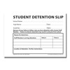 Cherry Carbonless NCR Student Detention Slip Duplicate Book A6 50