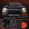 A-Premium Headlight Switch - Instrument Panel Headlamp Dimmer Switch Compatible