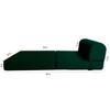 Danfuton Hunter Sleeper Chair Folding Foam Beds, Portable Studio Couch