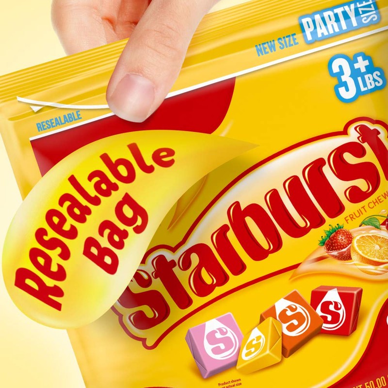STARBURST Original Fruit Chew Candy 50-Ounce Party Size Bag